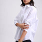 RuchedReady® Riley Relaxed Cotton Button Down Shirt