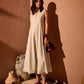 Nurin Panelled Fit & Flare Midaxi Dress
