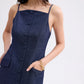 Azalea Straight Neck Column Midaxi Dress