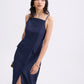 Azalea Straight Neck Column Midaxi Dress