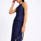 Azalea Straight Neck Column Midaxi Dress