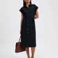 Lian Button Down Column Midaxi Dress