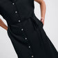 Lian Button Down Column Midaxi Dress