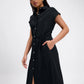 Lian Button Down Column Midaxi Dress