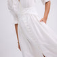 V-neck Puff Sleeve Fit & Flare Midaxi Dress in Garden City Blooms