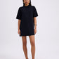 Knit Round Neck Shift Mini Dress