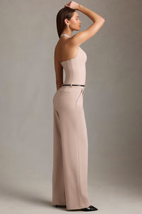 Beige Elegant Co-Ord Set with Modern Fit By Belleci image 4